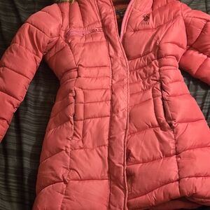 U.S. Polo Assn. Coral Puffer Jacket for Kids